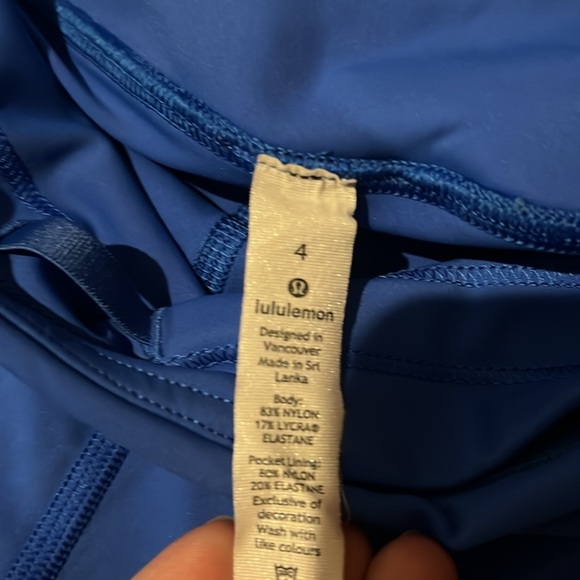 Lululemon Athletica Vibrant Blue Leggings - Picture 2 of 2